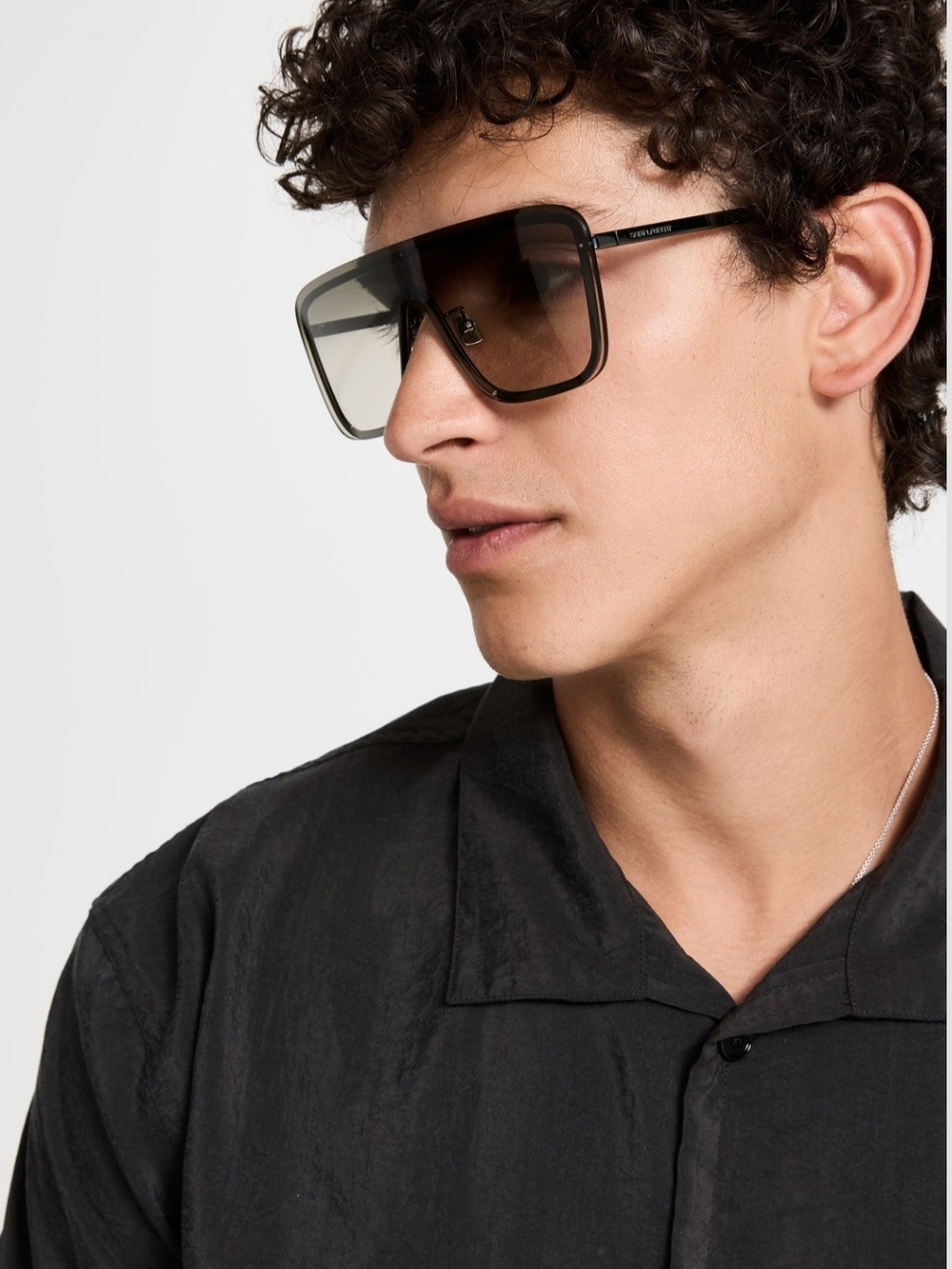 Saint Laurent Oversized Shield Sunglasses SI364 - Picture 4 of 7
